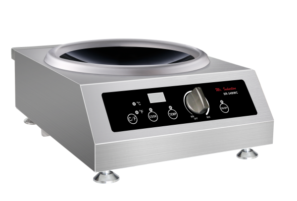 Sunpentown SR-34BWC Mr. Induction® 3400W Countertop Wok Cooktop with SmartScan