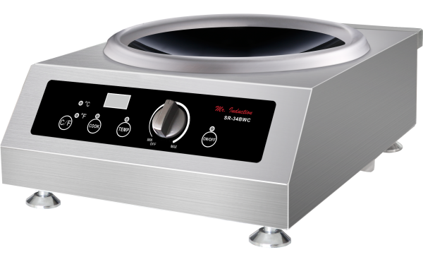 Sunpentown SR-34BWC Mr. Induction® 3400W Countertop Wok Cooktop with SmartScan