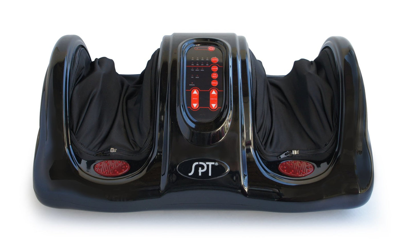 Sunpentown AB-765B Reflexology Foot Massager with Heat, FIR & 8 Auto Programs – Black