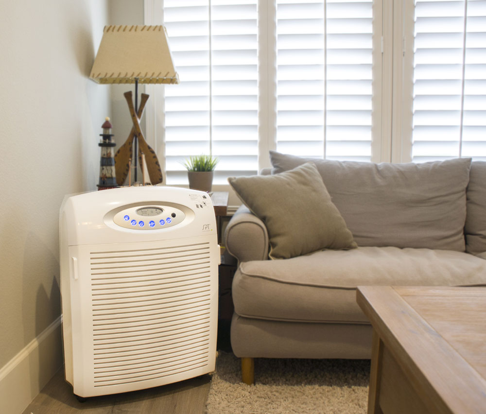 Sunpentown AC-9966 DC-Motor HEPA Air Cleaner with Plasma & VOC Filtration System