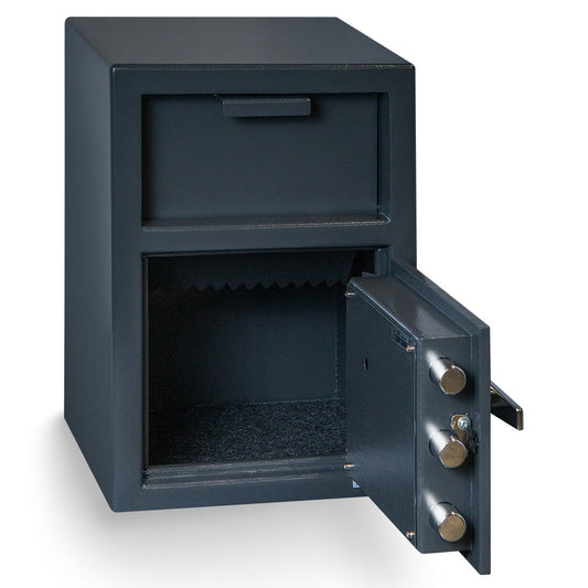 Hollon FD-2014K Drop Safe, B-Rated, Dual Key Lock, Anti-Fish Baffle, 90 lbs