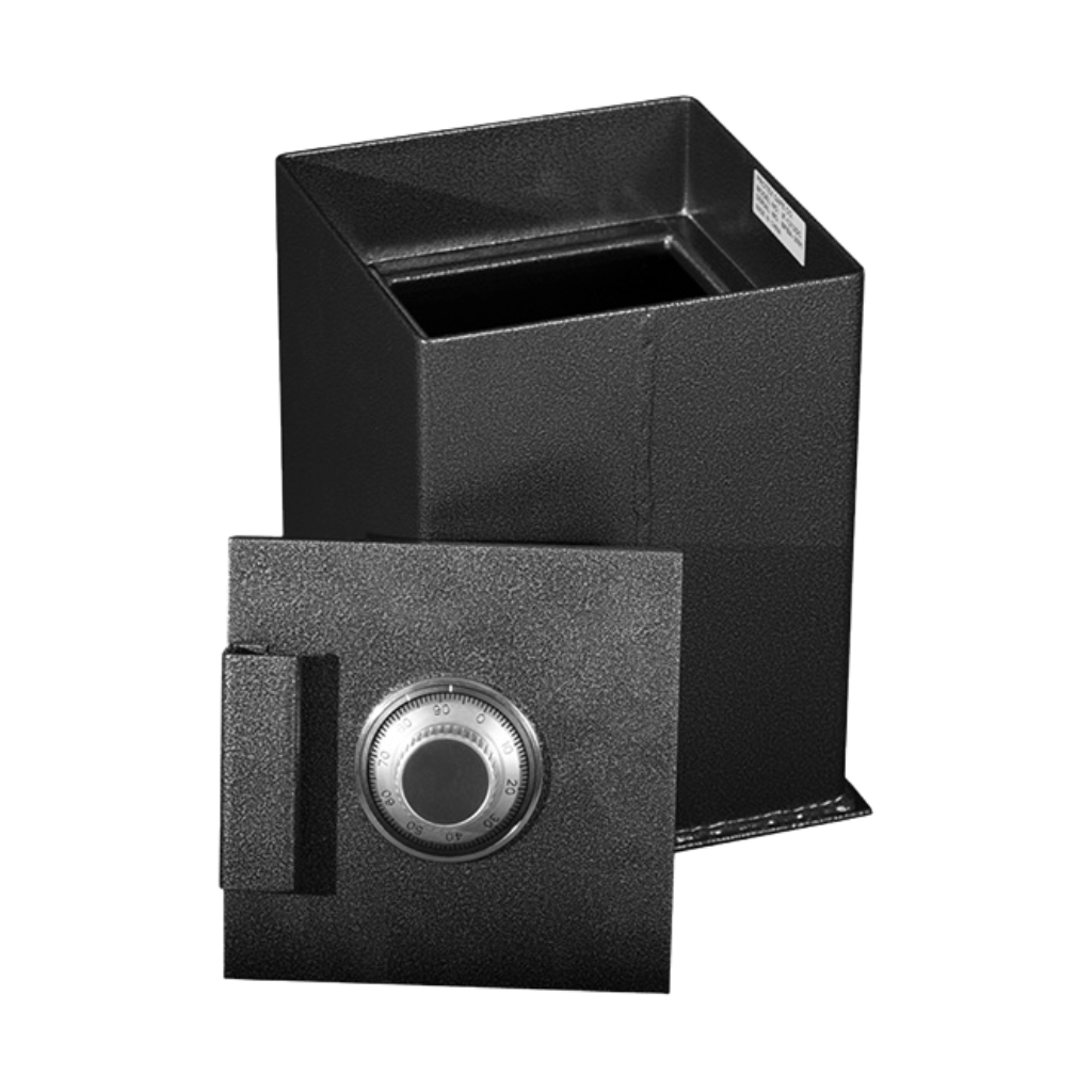 Protex IF-1212C II Floor Safe, B-Rated, Combo Lock, Concealed Install, Black