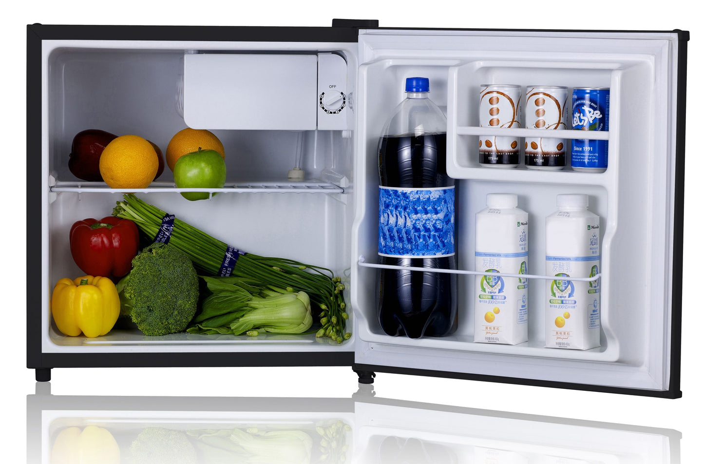 Sunpentown RF-172SS 1.7 cu. ft. Compact Stainless Refrigerator – Reversible Door