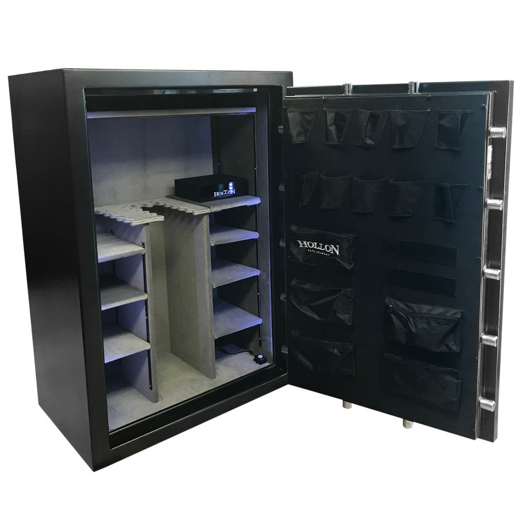 Hollon RG‑39C Republic Gun Safe 39 Gun Dial Lock 120 Min Fire Charcoal 925 lb