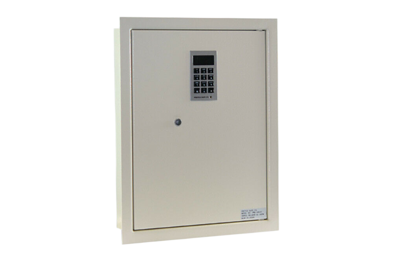 Protex PWS-1814E Electronic Wall Safe – Digital Keypad + Backup Access
