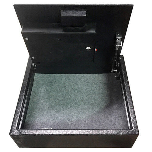 Hollon PBE-2 Electronic Pistol Safe – Push Button Lock + Override Key Access