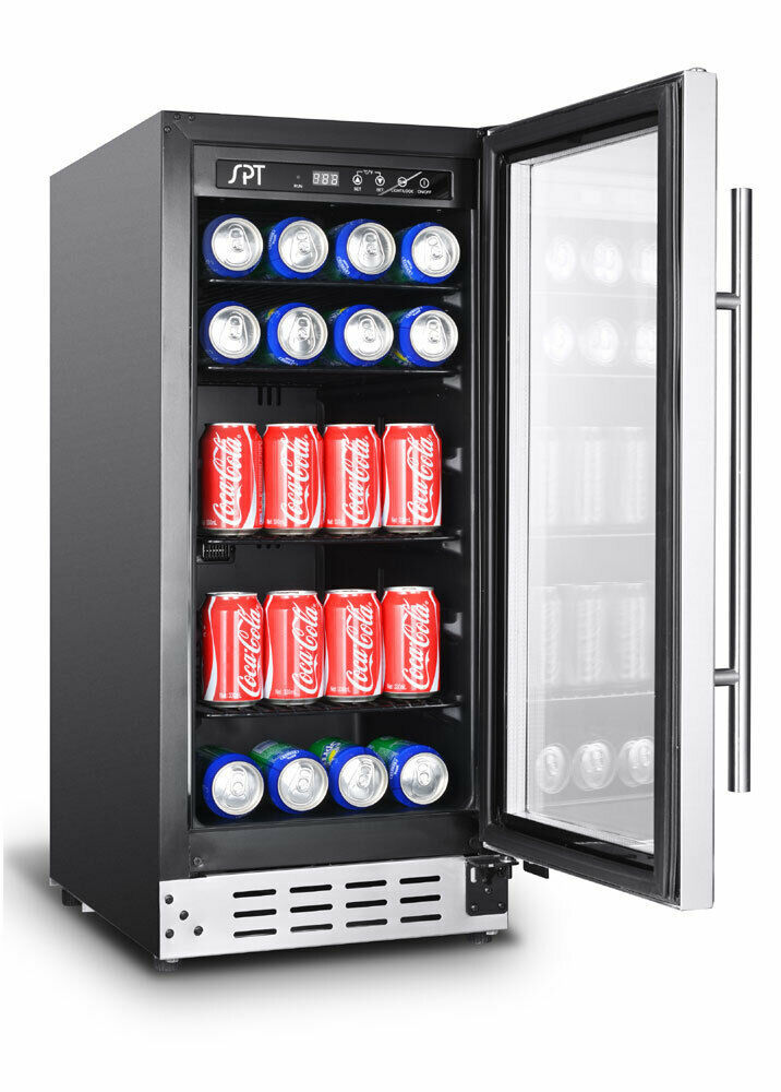 Sunpentown BC-92US 92-Can Commercial Beverage Cooler – Digital Lock & Glass Door