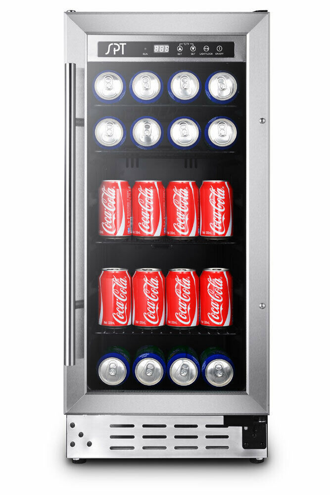Sunpentown BC-92US 92-Can Commercial Beverage Cooler – Digital Lock & Glass Door