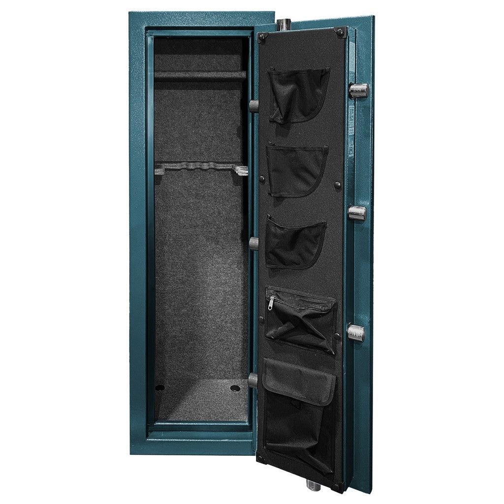 Hollon Dominion Gun Safe TEAL DOM-11E, 11 Guns, Fire Rated, Electronic Lock