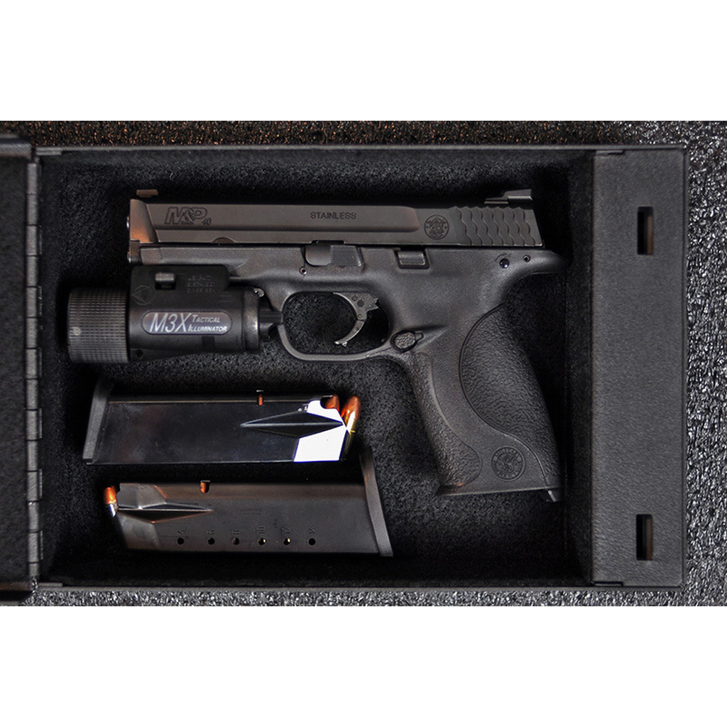 Shotlock Handgun Pistol 200E Solo-Vault Safe Electronic w\Key Override S-HSV200E