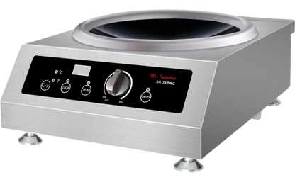 Sunpentown SR-34BWC Mr. Induction® 3400W Countertop Wok Cooktop with SmartScan