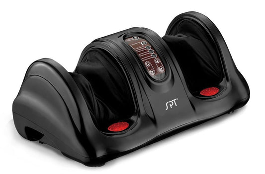Sunpentown AB-765B Reflexology Foot Massager with Heat, FIR & 8 Auto Programs – Black