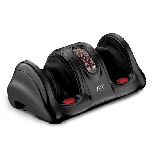Sunpentown AB-765B Reflexology Foot Massager with Heat, FIR & 8 Auto Programs – Black