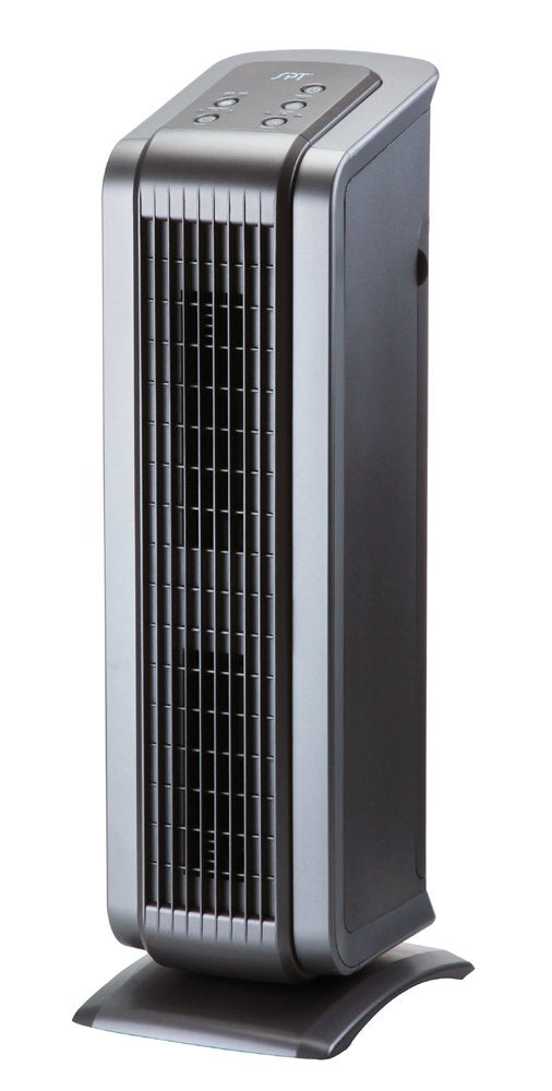 Sunpentown AC-2062G Tower Air Purifier with HEPA & VOC Filters – Quiet Ionizer for Allergens, Smoke & Odors – Covers Up to 200 Sq. Ft.
