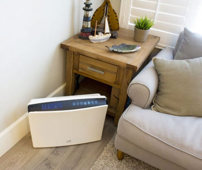 Sunpentown AC-2221 Dual DC-Motor HEPA Air Cleaner with VOC & Carbon Filtration
