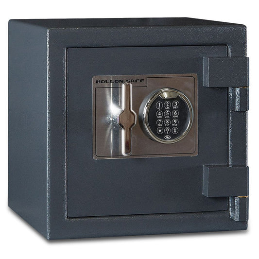 Hollon B1414E Cash Safe, B-Rated, Electronic Lock, 1/2″ Steel Door, 70 lbs