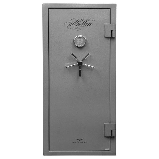 Hollon BHS-16E Black Hawk Gun Safe 90 Min Fire S&G Electronic Lock 16 Gun Gray