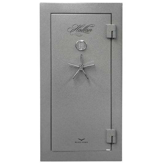 Hollon BHS-22E Black Hawk Gun Safe 90 Min Fire S&G Electronic Lock 22 Gun Gray