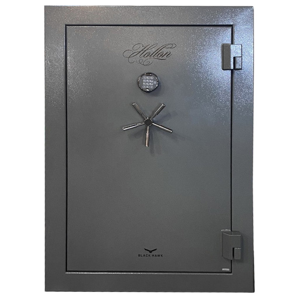 Hollon BHS-39E Black Hawk Gun Safe 90 Min Fire Electronic Lock 39 Gun Gray
