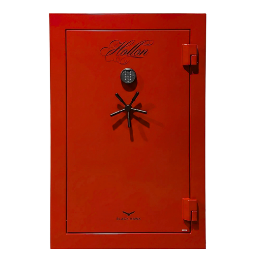 Hollon BHS-39E Black Hawk Gun Safe RED 90 Min Fire S&G Electronic Lock 39 Gun