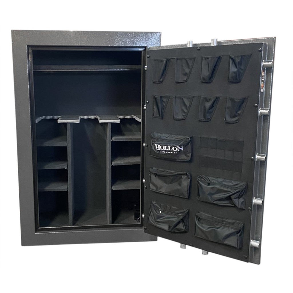 Hollon BHS-39E Black Hawk Gun Safe 90 Min Fire Electronic Lock 39 Gun Gray