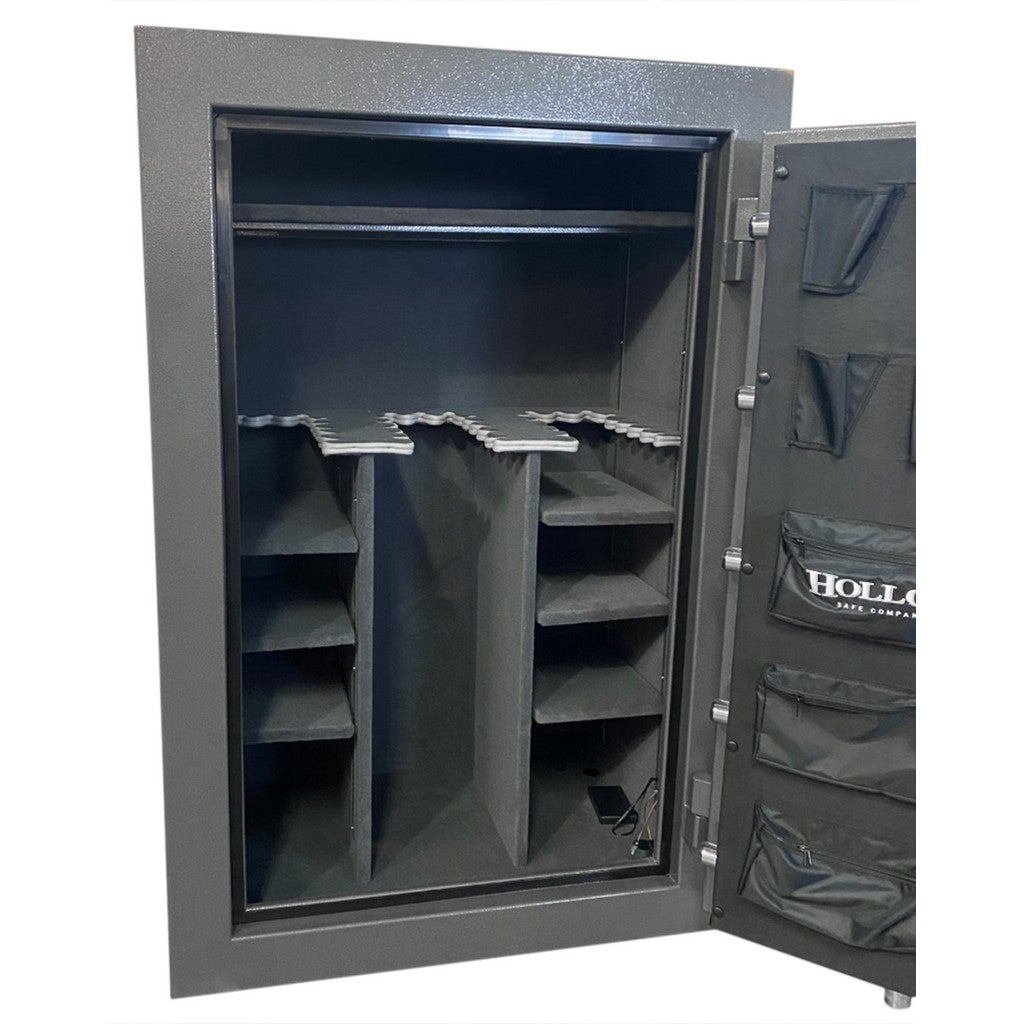 Hollon BHS-39E Black Hawk Gun Safe 90 Min Fire Electronic Lock 39 Gun Gray