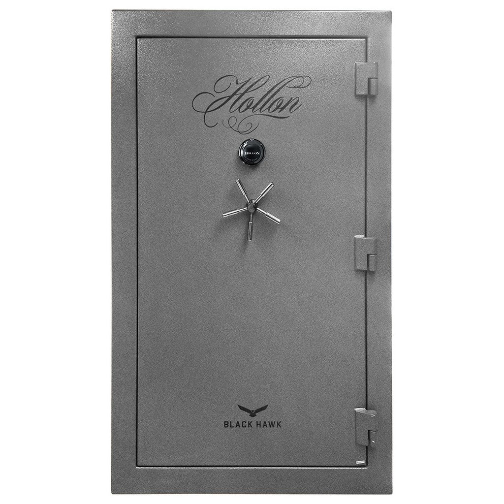 Hollon BHS‑45C Black Hawk Gun Safe 45 Gun Dial Lock 90 Min Fire Gray 1050 lb
