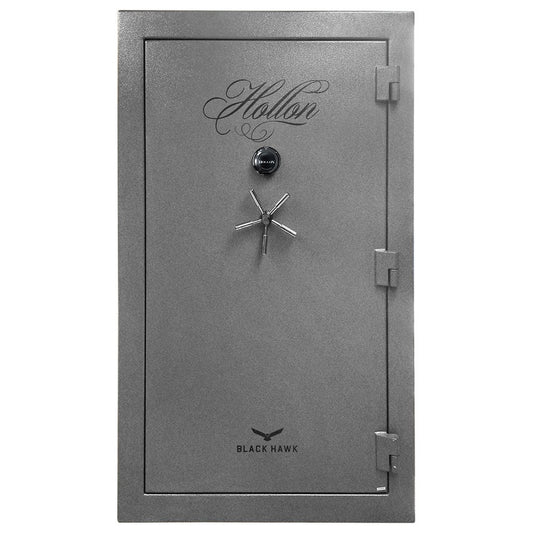 Hollon BHS‑45C Black Hawk Gun Safe 45 Gun Dial Lock 90 Min Fire Gray 1050 lb