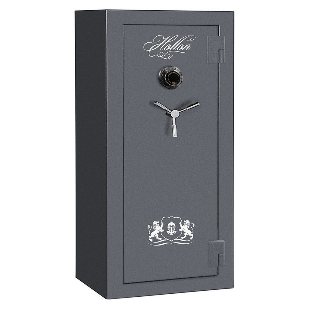 Hollon Crescent Shield CS-12C 12-Gun Safe, 75 Min Fire Rated, Dial Lock, Gray