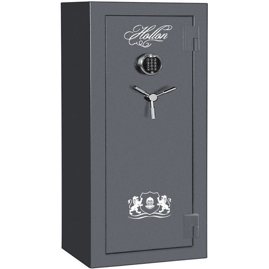 Hollon Crescent Shield CS-24E 24-Gun Safe, 75 Min Fire Rated, Electronic Lock