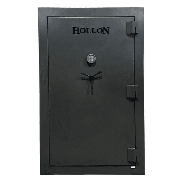 Hollon DOM‑45E Dominion Gun Safe 45 Gun Electronic Lock 90 Min Fire Gray 1050 lb