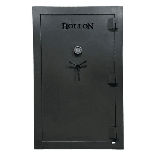 Hollon DOM‑45E Dominion Gun Safe 45 Gun Electronic Lock 90 Min Fire Gray 1050 lb
