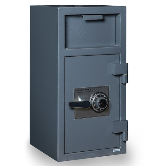Hollon FD-2714C Drop Safe, B-Rated, Dial Lock, Anti-Fish Baffle, 115 lbs