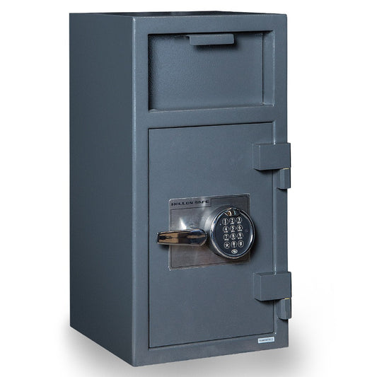 Hollon FD-2714E Drop Safe, B-Rated, Electronic Lock, Anti-Fish Baffle, 115 lbs