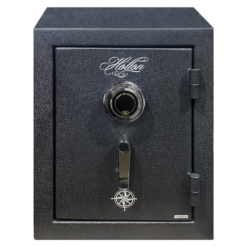 Hollon Hunter Series HGS-6C Pistol Safe, 45 Min Fire Rated, Dial Lock, Black