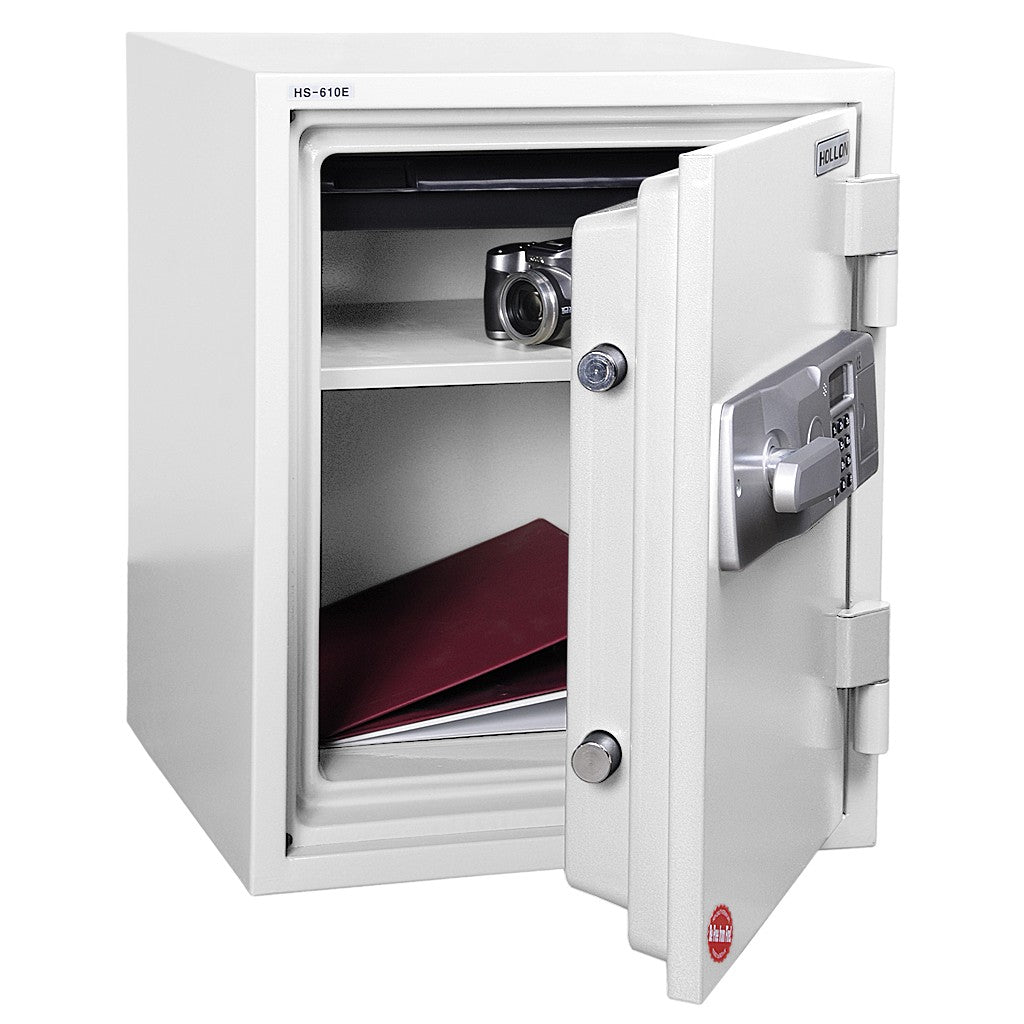 Hollon HS-610E Safe, 2-Hr Fireproof, Electronic Lock, Impact Rated, 187 lb