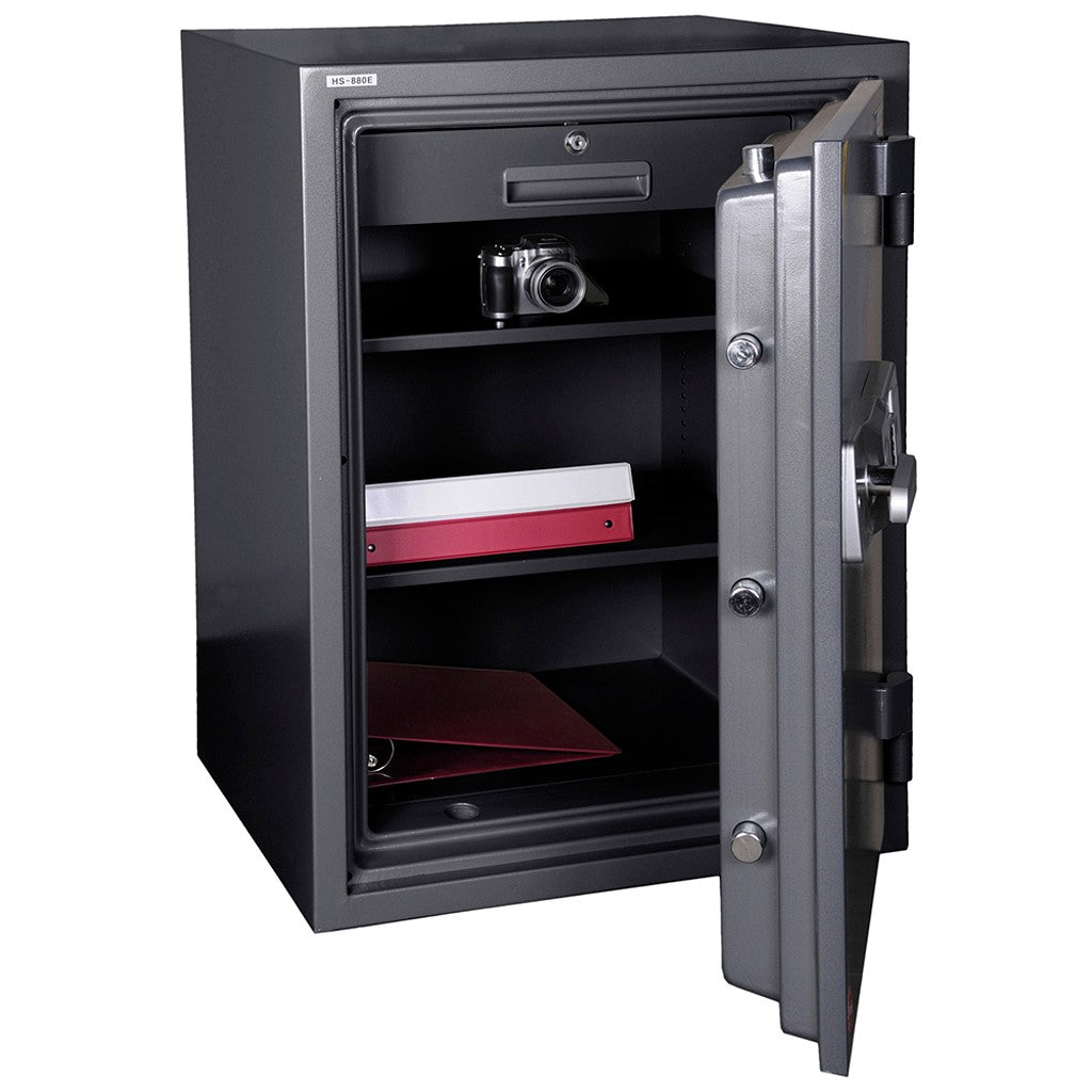 Hollon HS-880C Safe, 2-Hr Fireproof 1850°F, Dial Lock, Impact Rated, 374 lbs