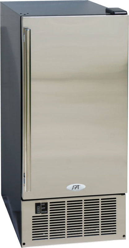 Sunpentown IM-60YUS 50 lb Built-In Ice Maker with Reversible Stainless Door