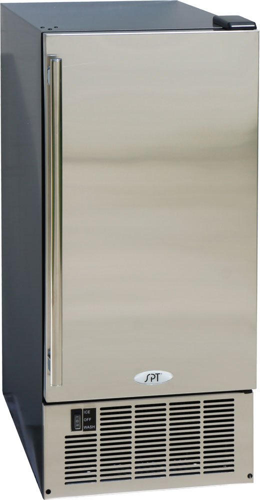 Sunpentown IM-60YUS 50 lb Built-In Ice Maker with Reversible Stainless Door