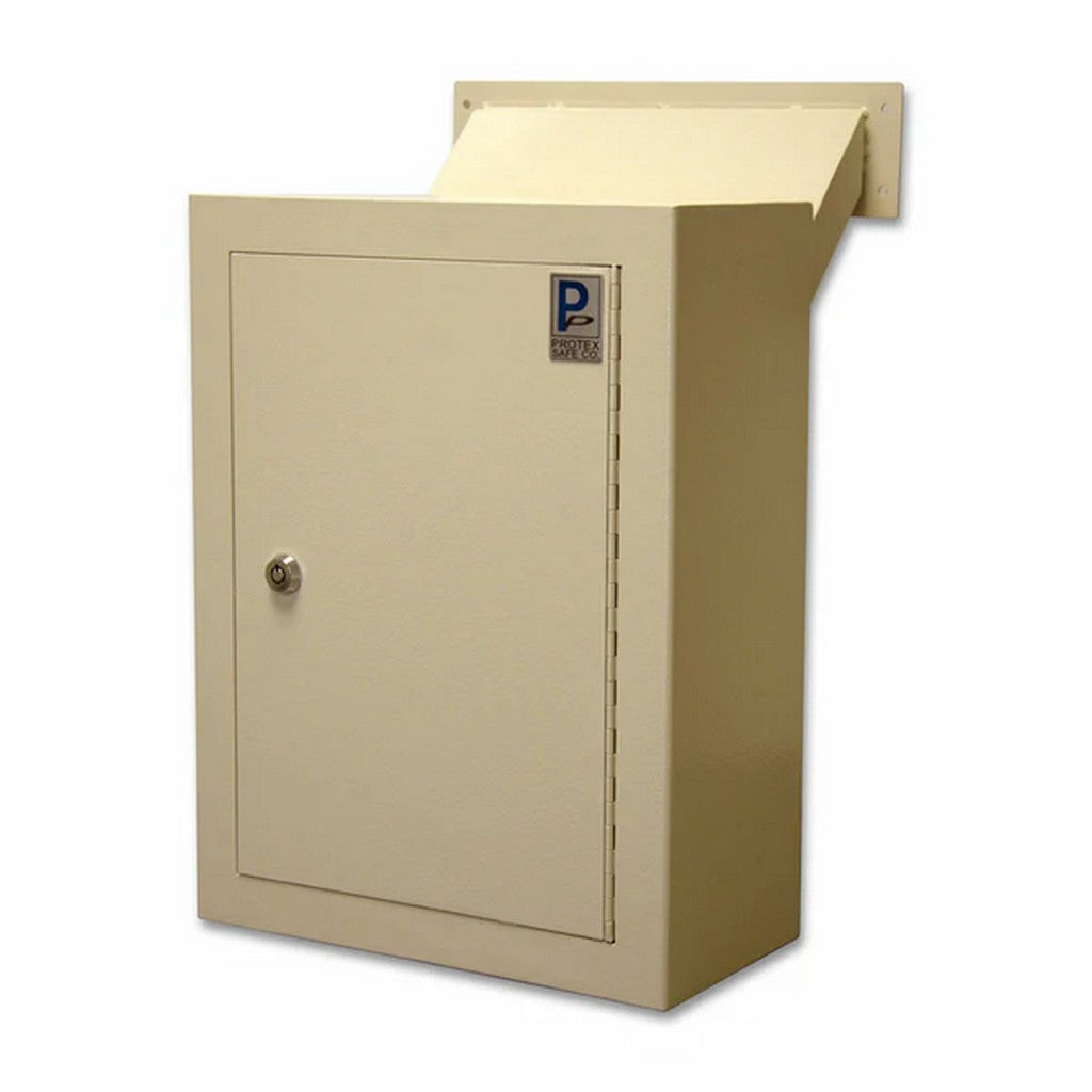 Protex MDL-170 Drop Box, Tubular Lock, Wall Mount, Adjustable Chute, Legal Slot