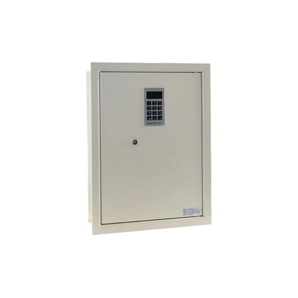 Protex PWS-1814E Wall Safe, Digital Lock, Velvet Interior, Flush Install, Black