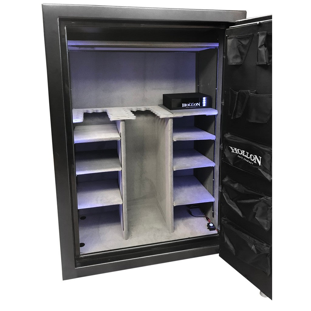 Hollon RG‑39C Republic Gun Safe 39 Gun Dial Lock 120 Min Fire Charcoal 925 lb