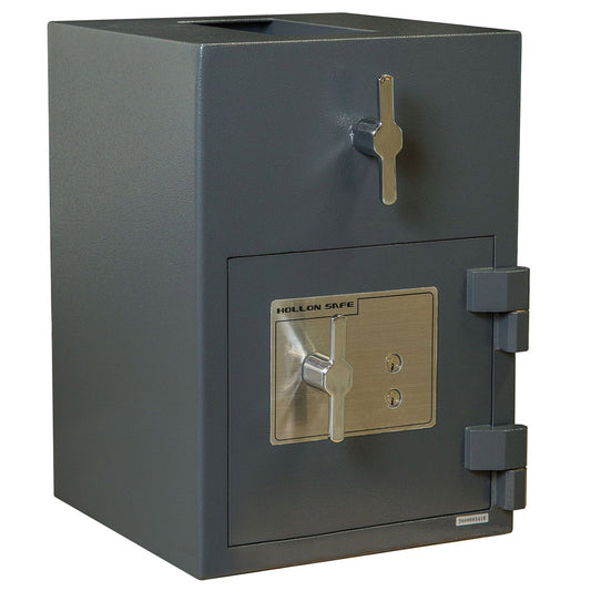 Hollon RH-2014K B-Rated Rotary Hopper Depository Safe Dual Key Lock Steel 93 lbs