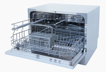 Sunpentown SD-2224DS Countertop Dishwasher with Delay Start – Silver