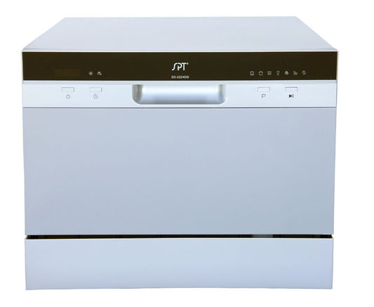 Sunpentown SD-2224DS Countertop Dishwasher with Delay Start – Silver