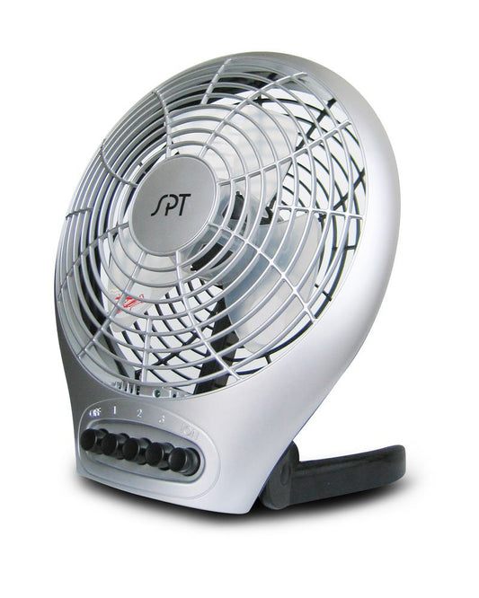 Sunpentown SF-0703 7" Desktop Fan with Ionizer – Space-Saving & Silent Cooling
