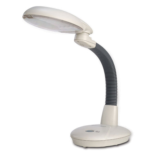 Sunpentown SL-811G EasyEye Energy-Saving Desk Lamp with Built-In Ionizer – Gray