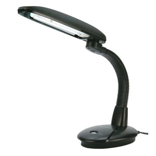 Sunpentown SL-813B EasyEye Flicker-Free Desk Lamp with Built-In Ionizer – Black