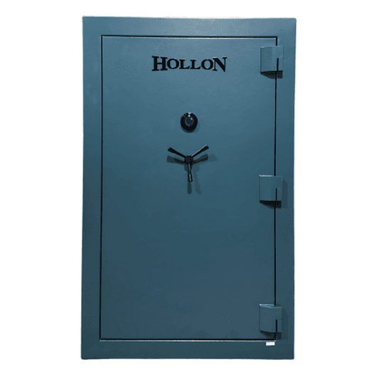 Hollon DOM‑45C Dominion Gun Safe 45 Gun Dial Lock 90 Min Fire Teal 1050 lb