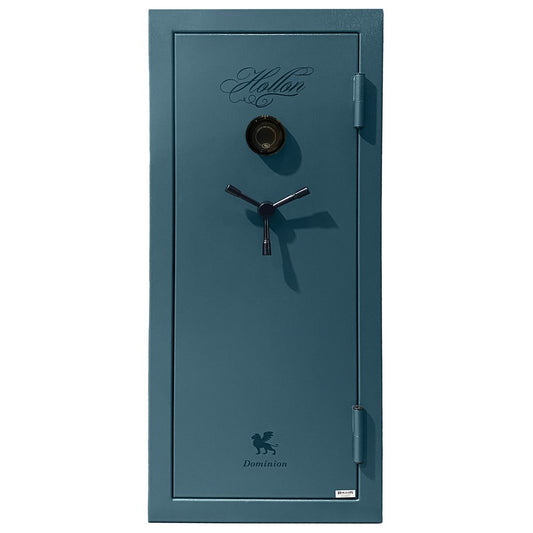 Hollon Dominion Gun Safe DOM-16C, 16 Guns, Fire Rated, Dial Lock, Teal